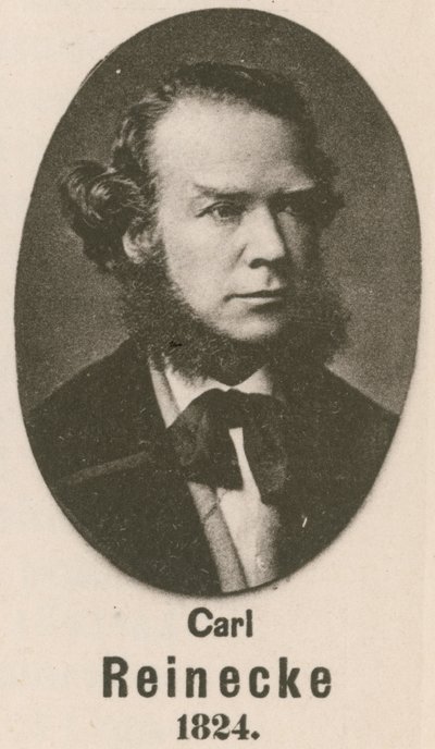 Carl Reinecke (engraving) by English School