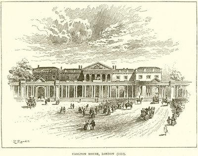 Carlton House, London by English School