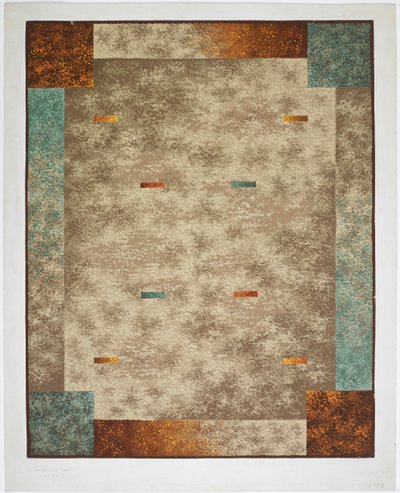 Carpet design by English School