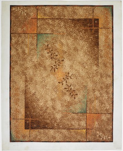 Carpet design by English School