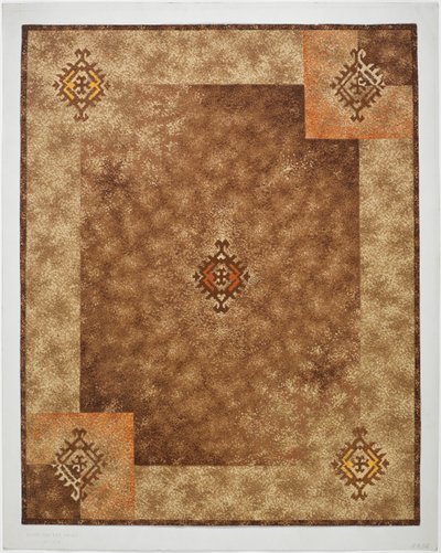 Carpet design by English School