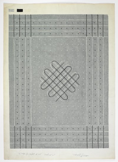 Carpet Design by English School