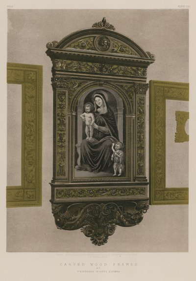 Carved Wood Frames by English School