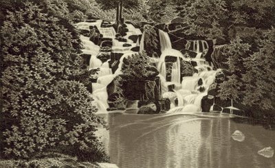 Cascade, Virginia Water by English School