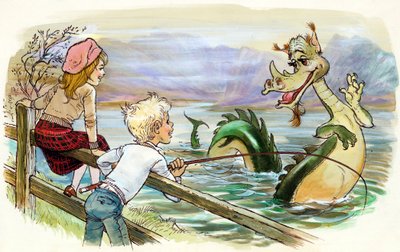 Catching the Loch Ness Monster by English School