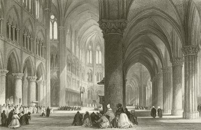 Cathedral of Notre Dame, Paris by English School