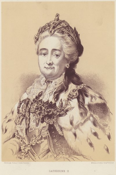Catherine II of Russia by English School