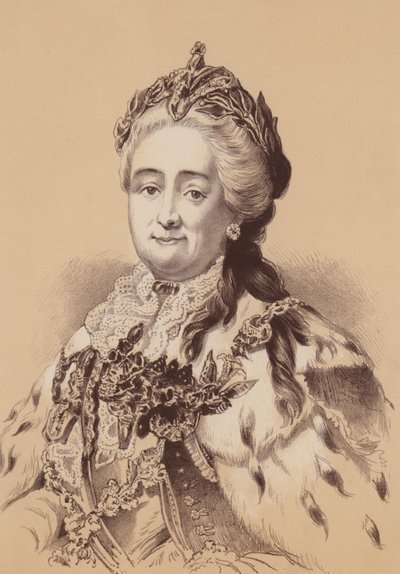 Catherine the Great, Empress of Russia by English School