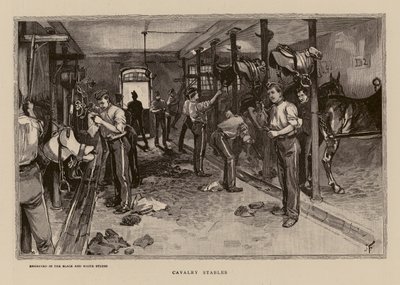 Cavalry stables, Aldershot by English School