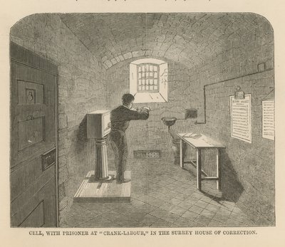 Cell at the Surrey House of Correction by English School