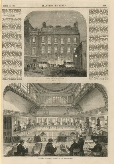 Census Office in Craigs Court by English School
