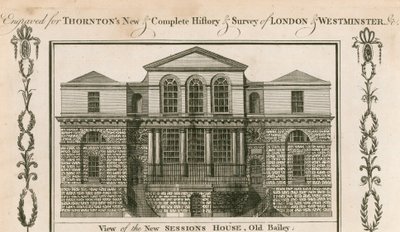 Central Criminal Court, Second Post-Fire Sessions House by English School