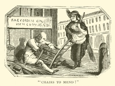 Chair mender by English School