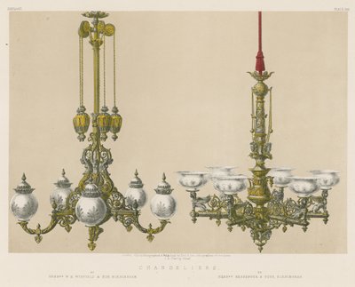 Chandeliers by English School