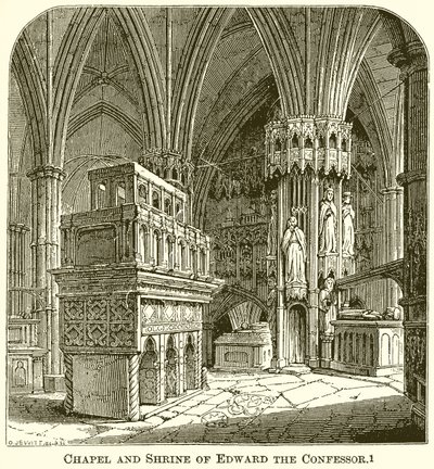 Chapel and Shrine of Edward the Confessor by English School