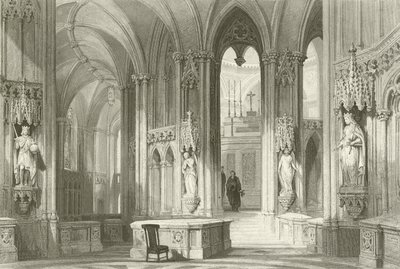 Chapel of Dreux, the Mausoleum of the Orleans Family by English School
