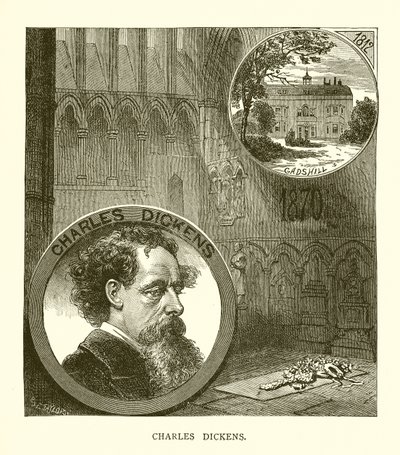 Charles Dickens by English School