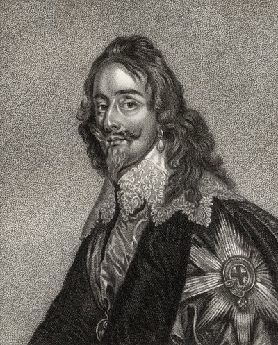 Charles I, engraved by Bocquet, from 