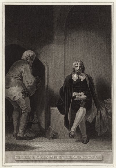 Charles I imprisoned in Carisbrook Castle by English School