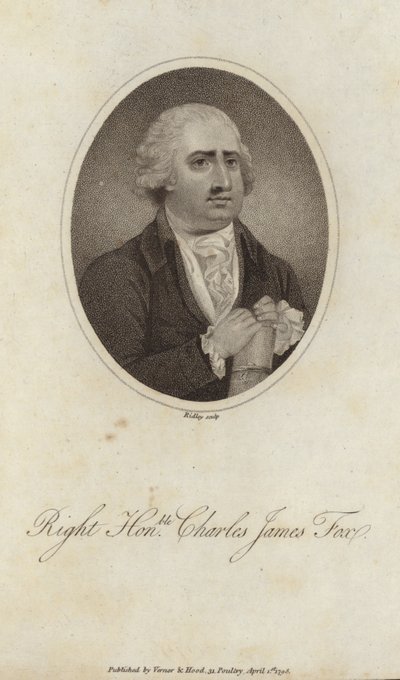 Charles James Fox by English School