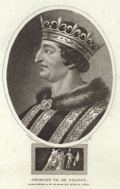 Charles VII of France by English School