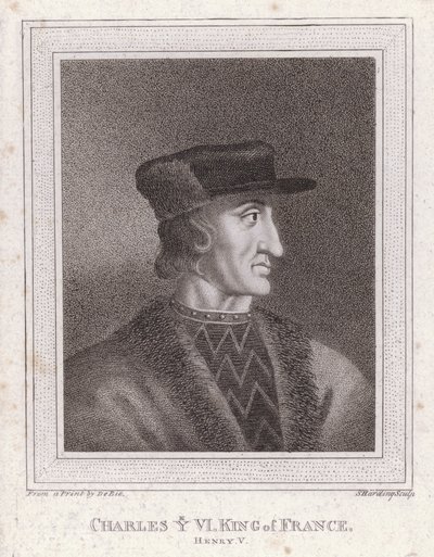 Charles VI, King of France by English School
