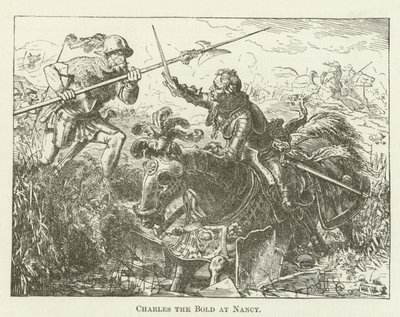 Charles the Bold at Nancy by English School
