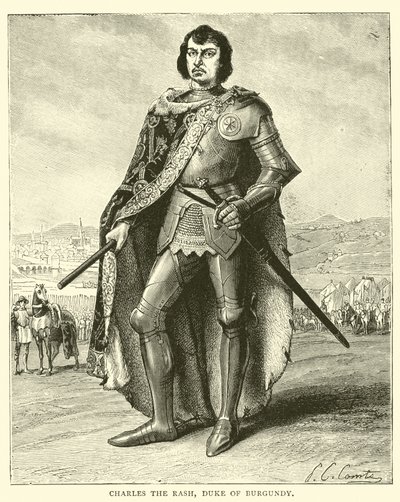 Charles the Rash, Duke of Burgundy by English School