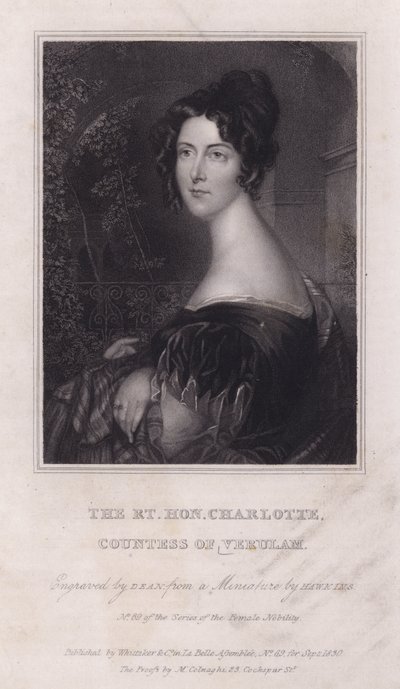 Charlotte, Countess of Verulam, wife of James Grimston by English School