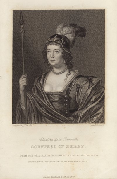 Charlotte de la Tremouille by English School