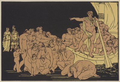 Charon and the ghosts by English School