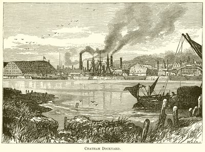 Chatham Dockyard by English School