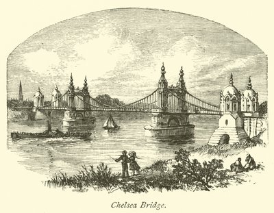 Chelsea Bridge by English School