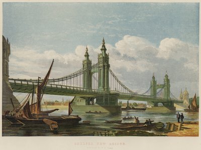 Chelsea New Bridge by English School