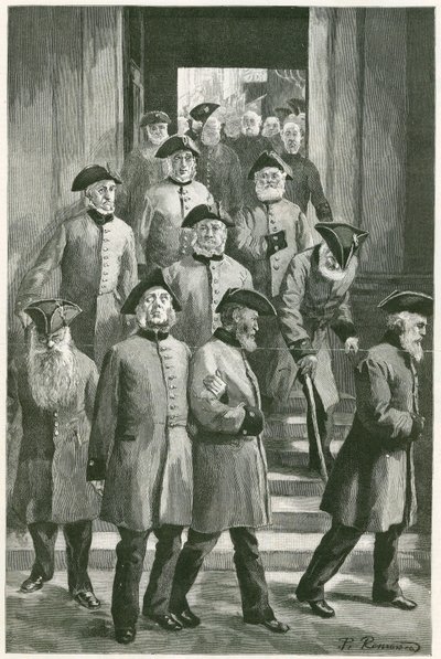 Chelsea Pensioners by English School