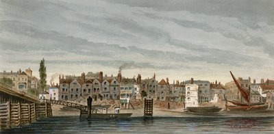 Chelsea from the river by English School