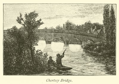 Chertsey Bridge by English School