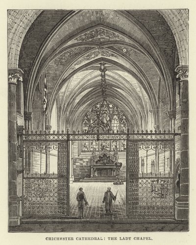 Chichester Cathedral, the Lady Chapel by English School