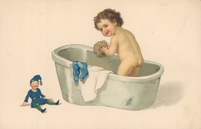 Child in Bath by English School