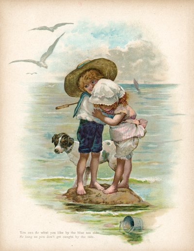 Children Caught by the Tide by English School