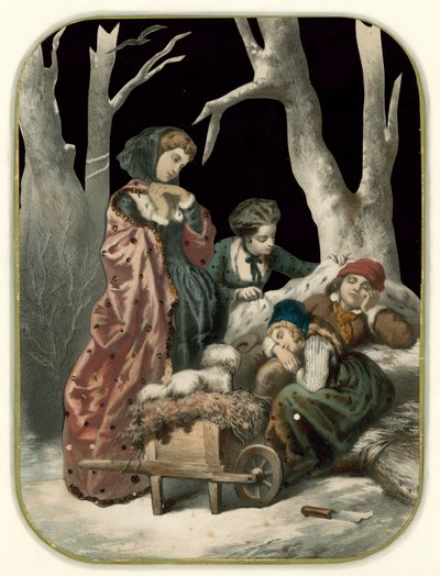 Children lost in the wood by English School