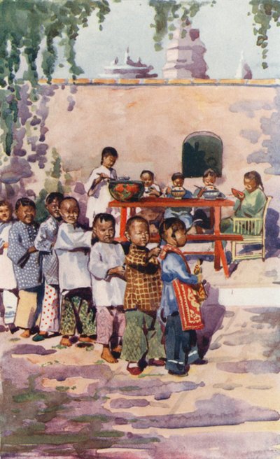 Children of China: Children at Food and at Play by English School