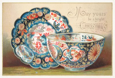 China Bowl and Plate by English School
