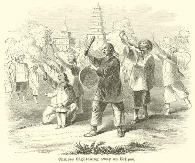 Chinese Frightening Away an Eclipse by English School