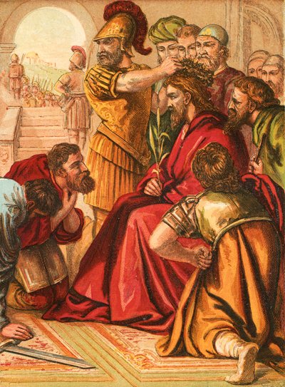 Christ Crowned with Thorns by English School
