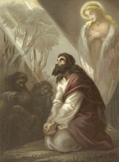 Christ in the Garden of Gethsemane by English School