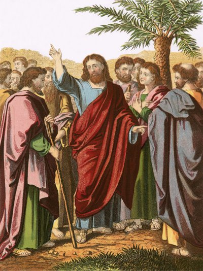 Christ Sending Forth His Disciples by English School