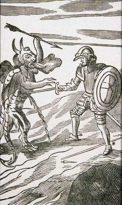 Christian and Apollyon, from the 13th edition of 