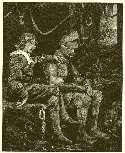 Christian and Hopeful in the Castle of Giant Despair by English School