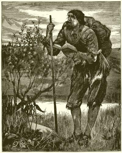 Christian as Seen by Bunyan in His Dream. I Saw a Man Clothed with Rags by English School